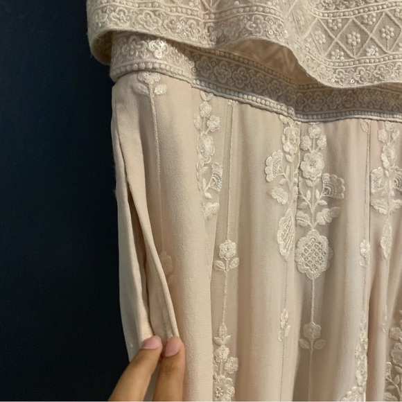 BRAND NEW! Bisou NYC Mon Ange Jumpsuit. Ecru/Beige Color. Size S/M - Picture 6 of 16